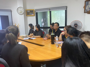 คณะทำงานจัดทำรายงานประจำปีร่วมพิจารณาด้านข้อมูลและความถูกต้องของรายงานกิจการประจำปี2568 ... พารามิเตอร์รูปภาพ 3