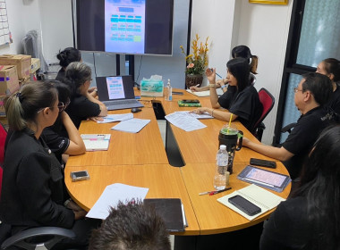 คณะทำงานจัดทำรายงานประจำปีร่วมพิจารณาด้านข้อมูลและความถูกต้องของรายงานกิจการประจำปี2568 ... พารามิเตอร์รูปภาพ 7