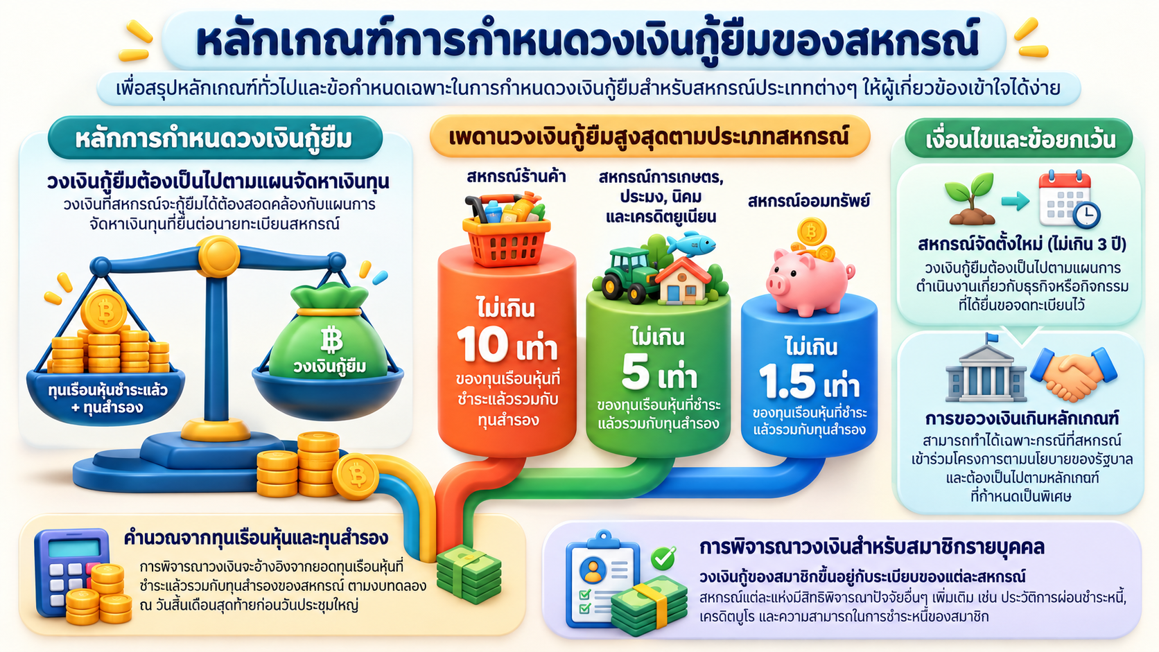 การกำหนดวงเงินกู้ยืมประจำปี