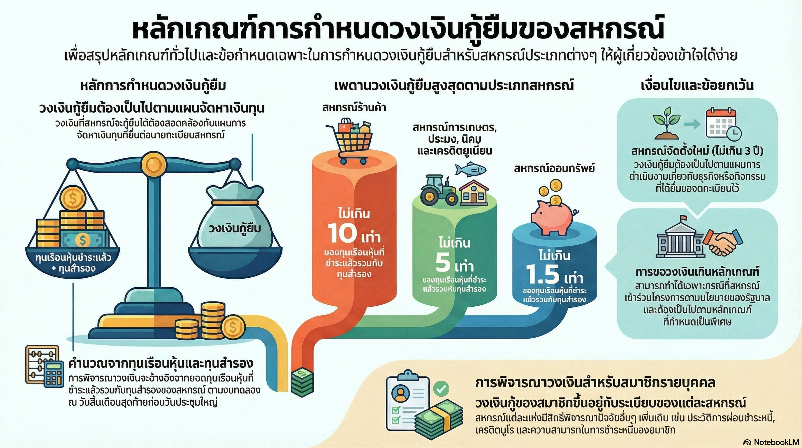 การกำหนดวงเงินกู้ยืมประจำปี